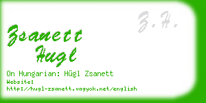 zsanett hugl business card